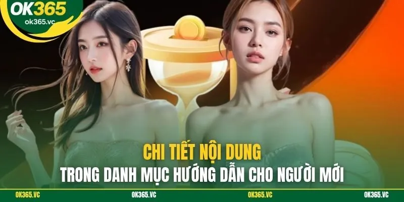 Chi tiết nội dung trong danh mục hướng dẫn cho người mới